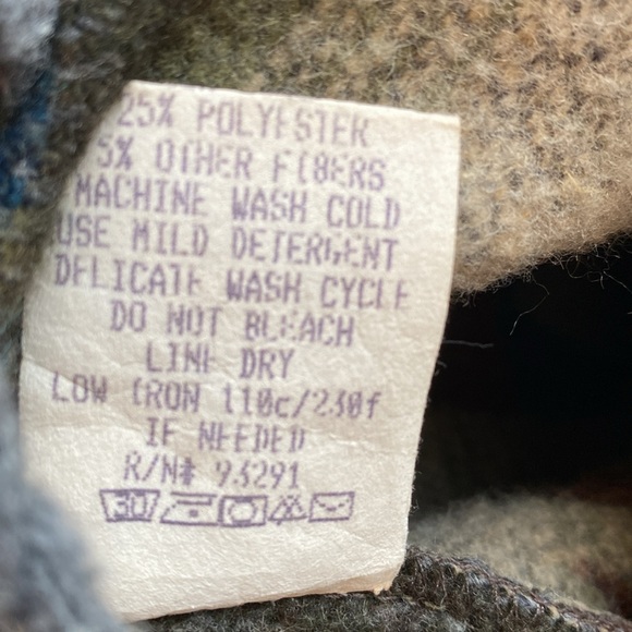 True Grit Women’s Blanket Fringe Skirt Size 8 Southwestern Tribal Wool Blend - Picture 14 of 17